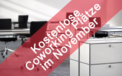Kostenlose Coworking Plätze im November