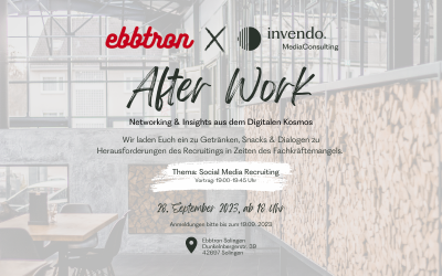 After Work Event „Networking & Insights aus dem Digitalen Kosmos: Paid Social Recruiting